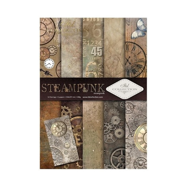 Scrapbookingpapier SCRAP-043 ''steampunk''