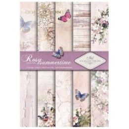 Scrapbookingpapier SCRAP-045 ''Rosige zomer''
