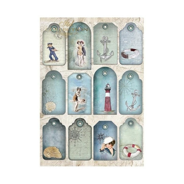 Scrapbookingpapier SCRAP-047 ''Zeevaartavontuur''