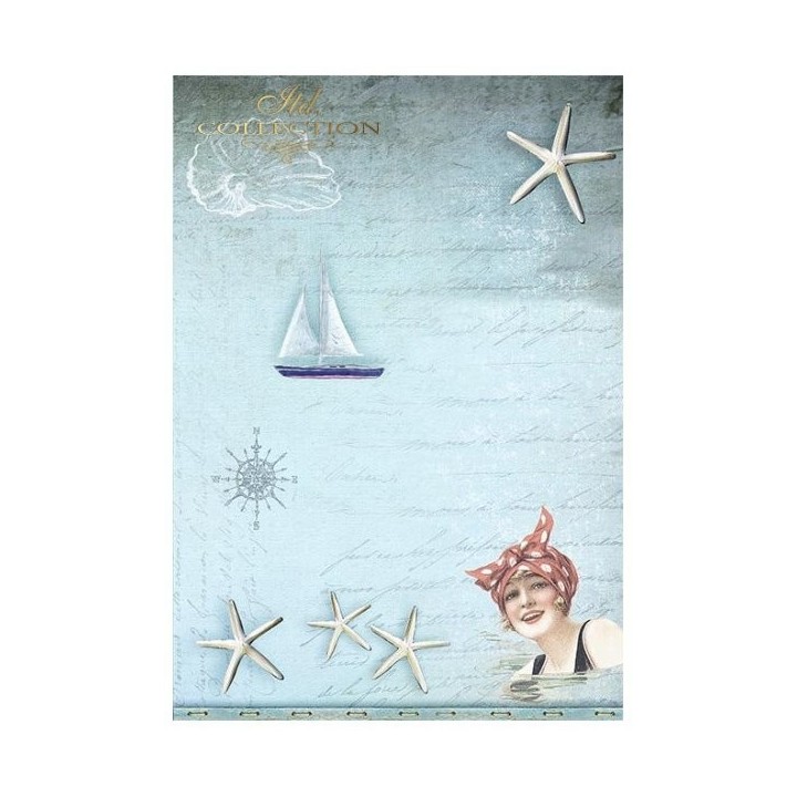 Scrapbookingpapier SCRAP-047 ''Zeevaartavontuur''