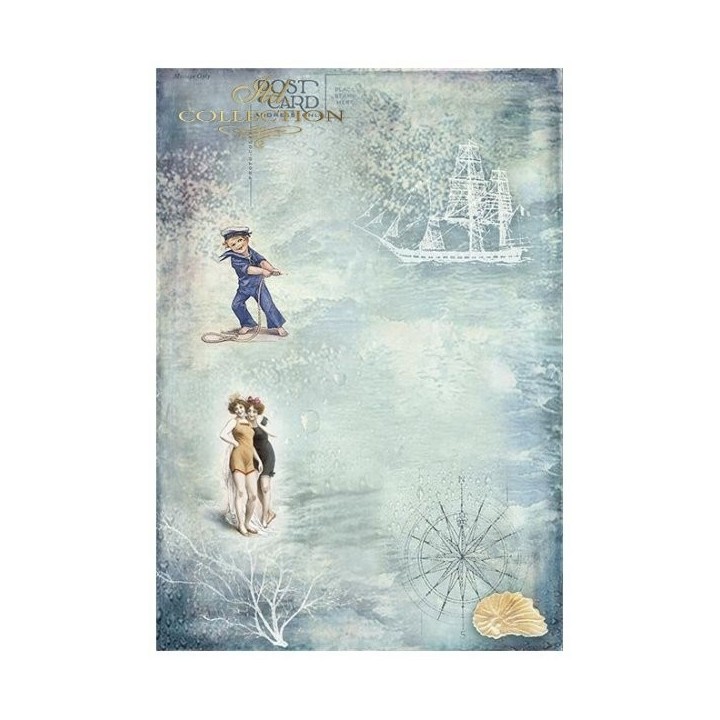 Scrapbookingpapier SCRAP-047 ''Zeevaartavontuur''