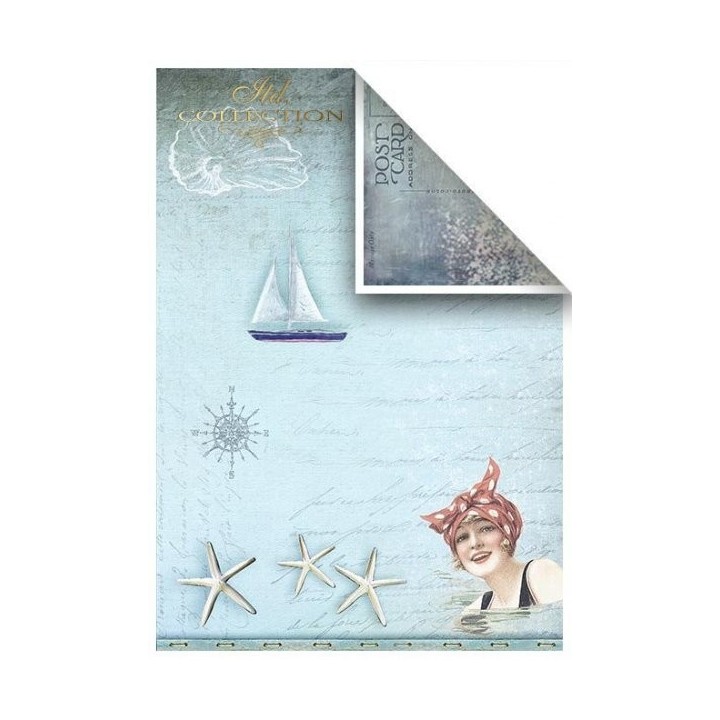 Scrapbookingpapier SCRAP-047 ''Zeevaartavontuur''
