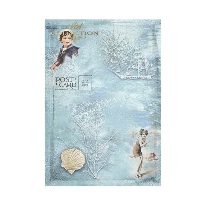 Scrapbookingpapier SCRAP-047 ''Zeevaartavontuur''