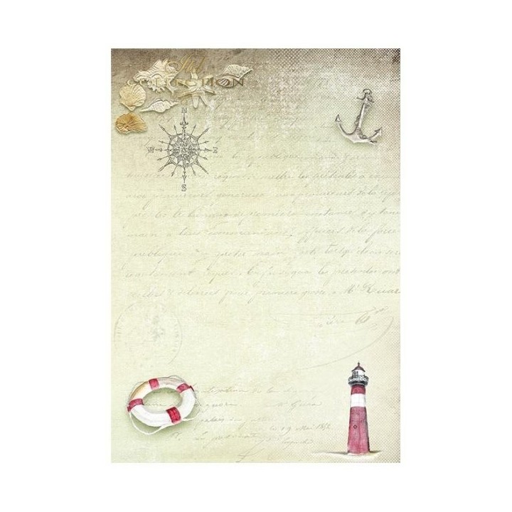 Scrapbookingpapier SCRAP-047 ''Zeevaartavontuur''