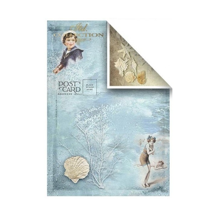 Scrapbookingpapier SCRAP-047 ''Zeevaartavontuur''