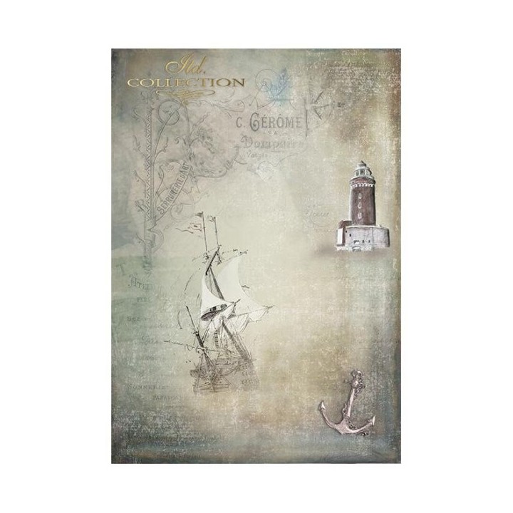 Scrapbookingpapier SCRAP-048 ''Nautische expeditie''