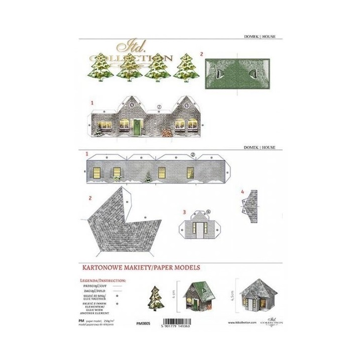 uitknipmodel van papier PM-0005