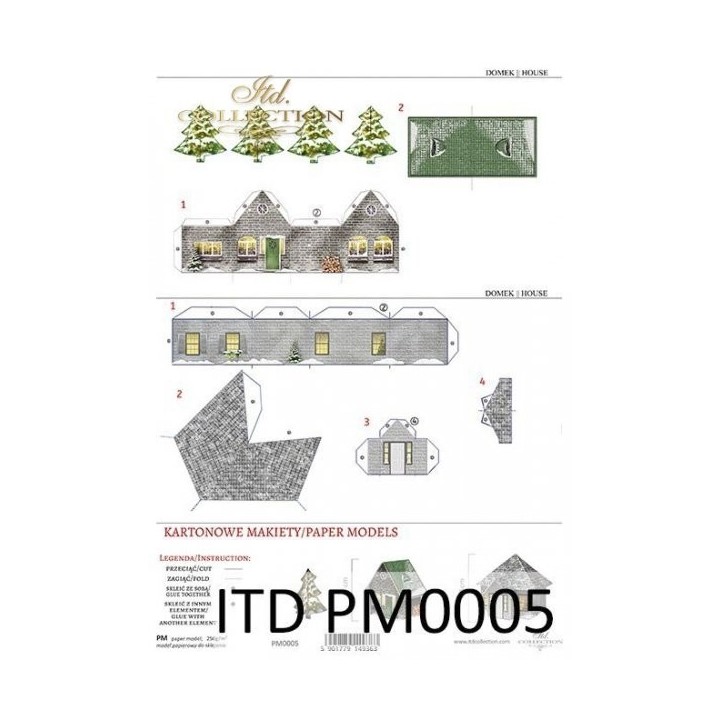 uitknipmodel van papier PM-0005