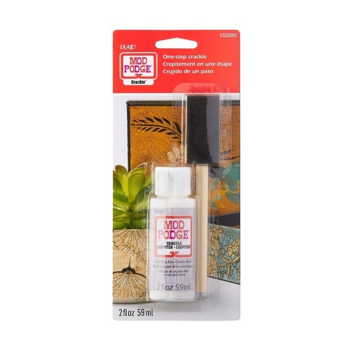 Mod Podge Crackle with Foambrush 59ml