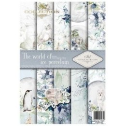 Scrapbookingpapier SCRAP-050 ''De wereld van ijsporselein''