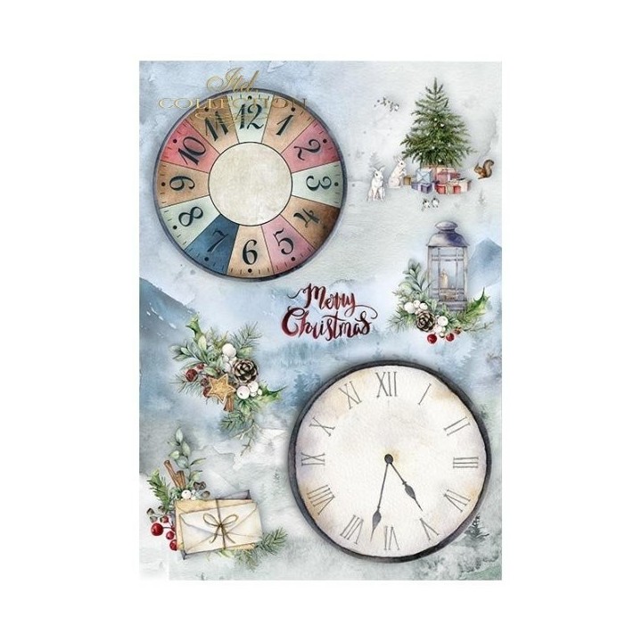 Scrapbookingpapier SCRAP-051 ''Prachtige kersttijd''