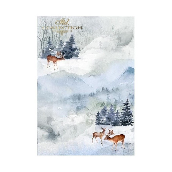 Scrapbookingpapier SCRAP-051 ''Prachtige kersttijd''