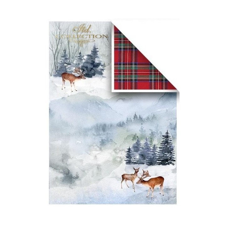 Scrapbookingpapier SCRAP-051 ''Prachtige kersttijd''