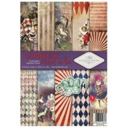 Scrapbookingpapier SCRAP-052 ''Carnaval - Pierrot verliefd''