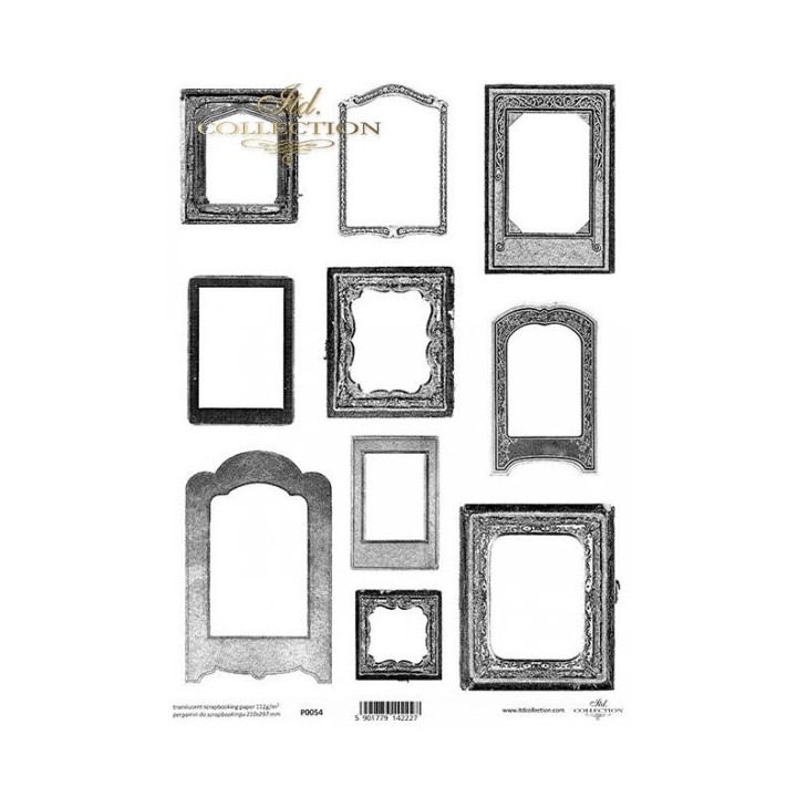 Translucent scrapbookpapier P0054