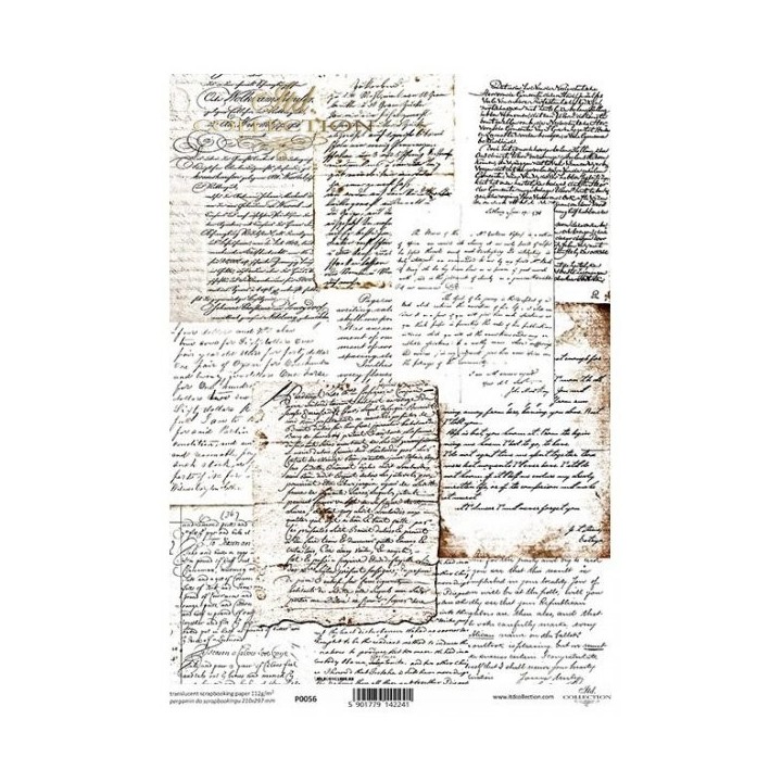 Translucent scrapbookpapier P0056