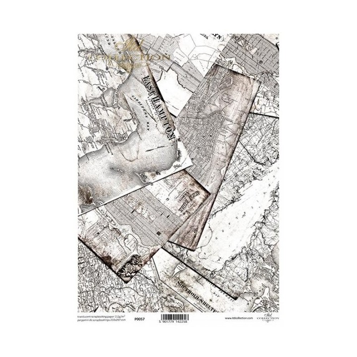 Translucent scrapbookpapier P0057