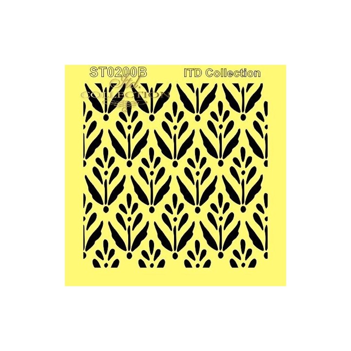 Sjabloon voor scrapbooking en decoupage 16x16 cm ST0200B