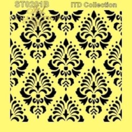 Sjabloon voor scrapbooking en decoupage 16x16 cm ST0201B