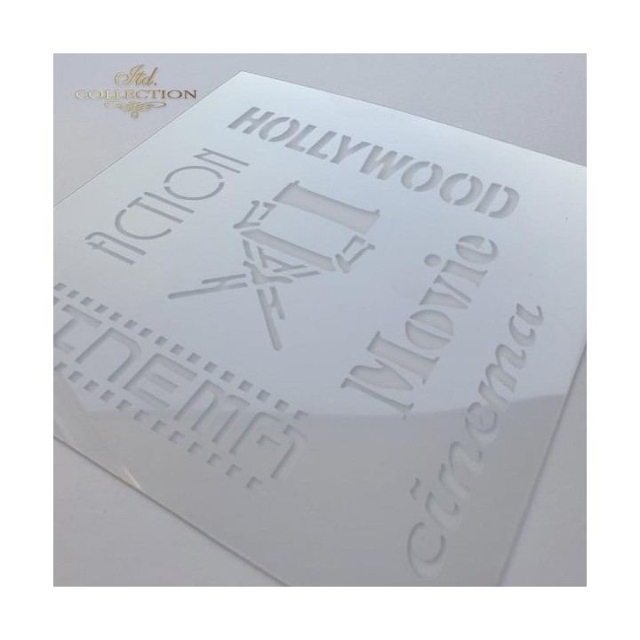 Sjabloon voor scrapbooking en decoupage 16x16 cm ST0202A