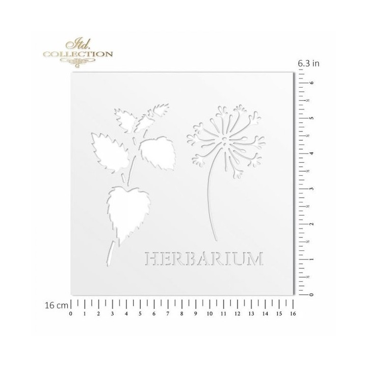 Sjabloon voor scrapbooking en decoupage 16x16 cm ST0206A