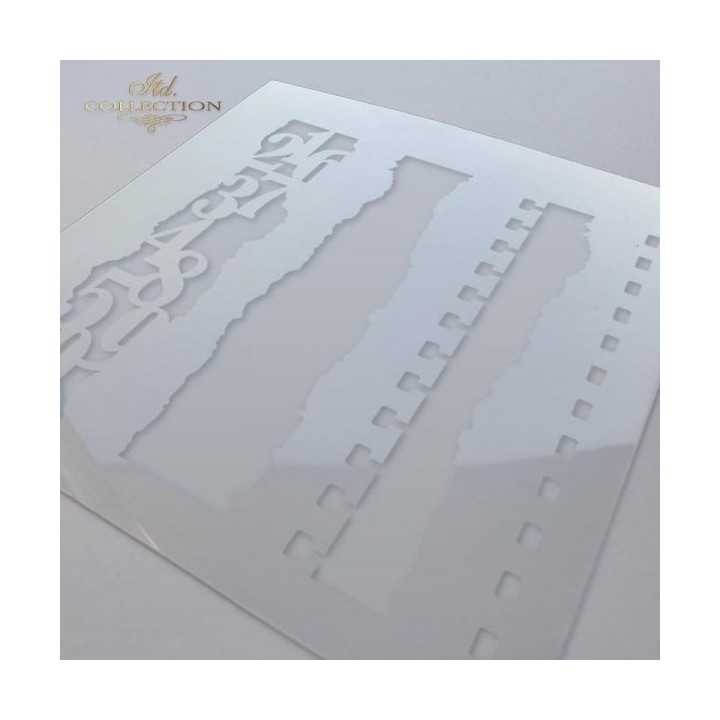 Sjabloon voor scrapbooking en decoupage 16x16 cm ST0207A
