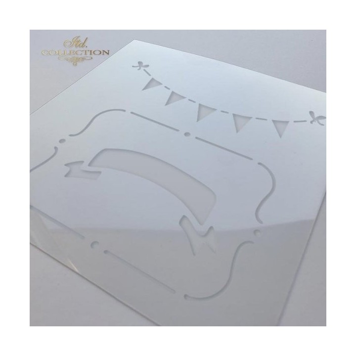 Sjabloon voor scrapbooking en decoupage 16x16 cm ST0210A