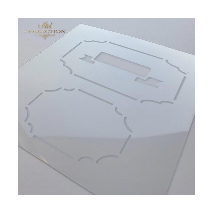 Sjabloon voor scrapbooking en decoupage 16x16 cm ST0212A
