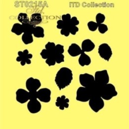 Sjabloon voor scrapbooking en decoupage 16x16 cm ST0215A