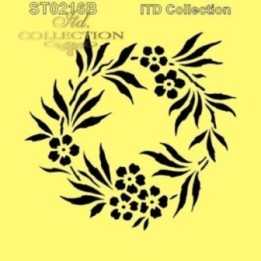 Sjabloon voor scrapbooking en decoupage 16x16 cm ST0216B