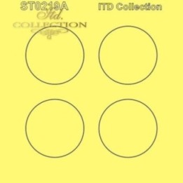 Sjabloon voor scrapbooking en decoupage 16x16 cm ST0219A