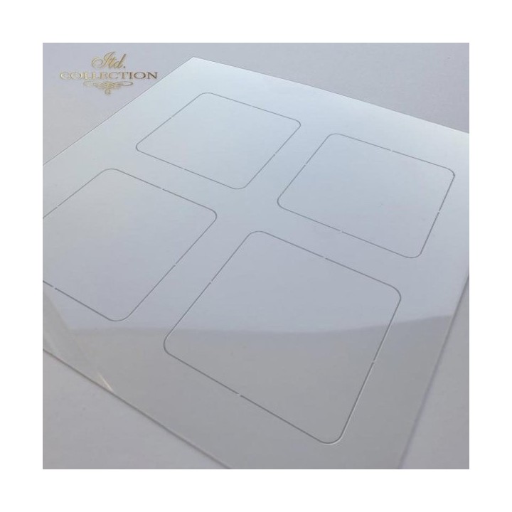 Sjabloon voor scrapbooking en decoupage 16x16 cm ST0220A