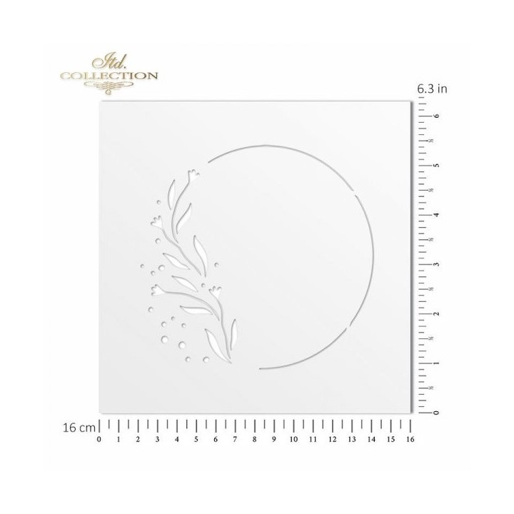 Sjabloon voor scrapbooking en decoupage 16x16 cm ST0223A