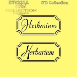 Sjabloon voor scrapbooking en decoupage 16x16 cm ST0232A