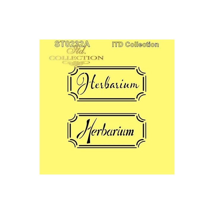 Sjabloon voor scrapbooking en decoupage 16x16 cm ST0232A