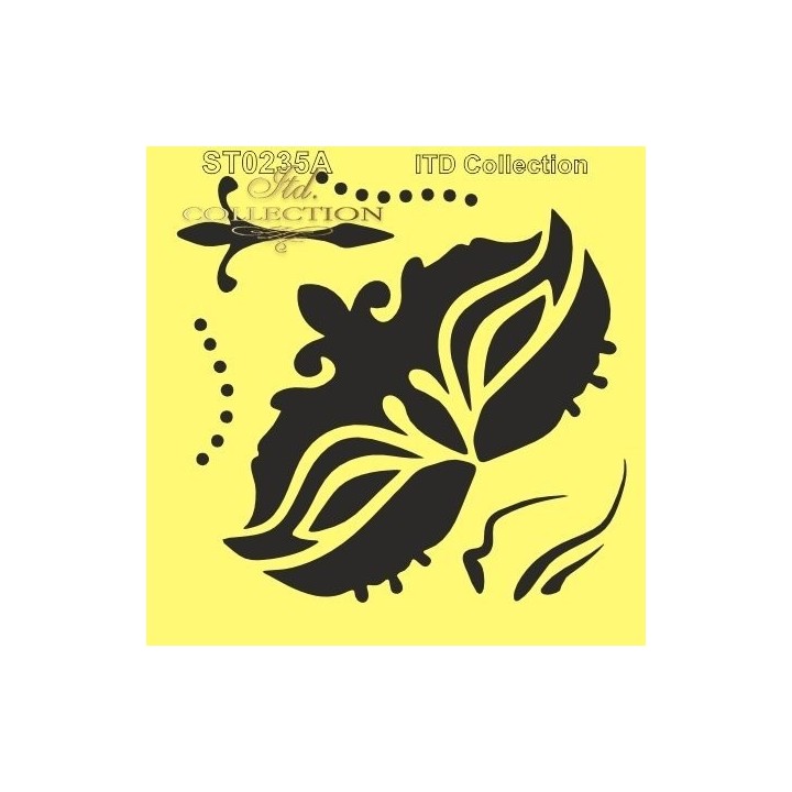 Sjabloon voor scrapbooking en decoupage 16x16 cm ST0235A