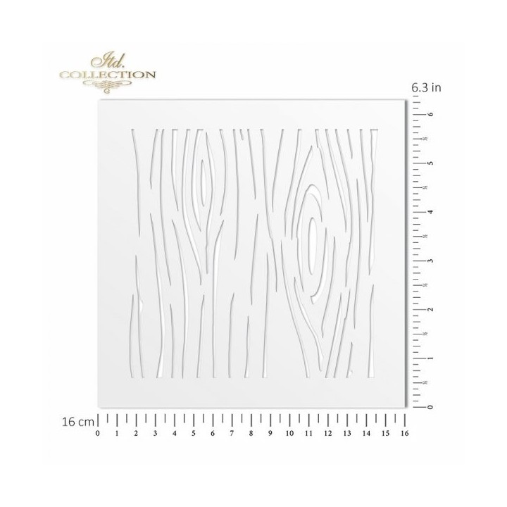 Sjabloon voor scrapbooking en decoupage 16x16 cm ST0239B
