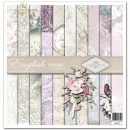 Scrapbookingpapier SLS-001 ''Engelse roos''