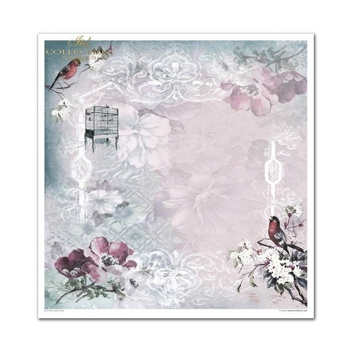 Scrapbookingpapier SLS-001 ''Engelse roos''