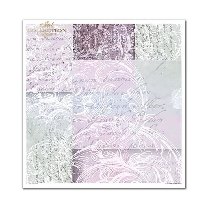 Scrapbookingpapier SLS-001 ''Engelse roos''
