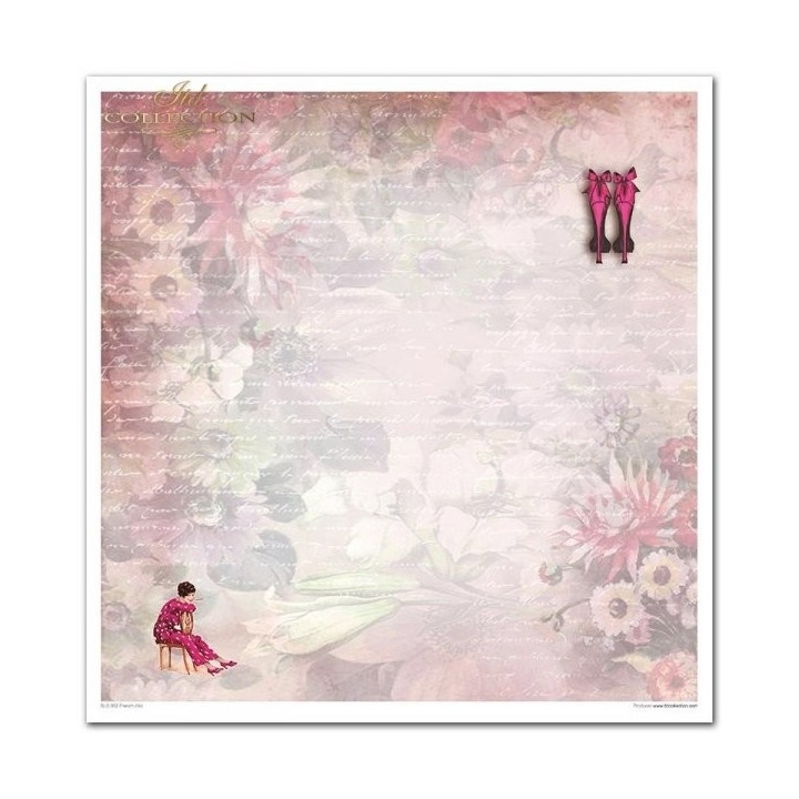 Scrapbookingpapier SLS-002 ''French Chic''