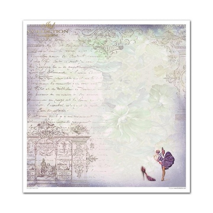 Scrapbookingpapier SLS-002 ''French Chic''