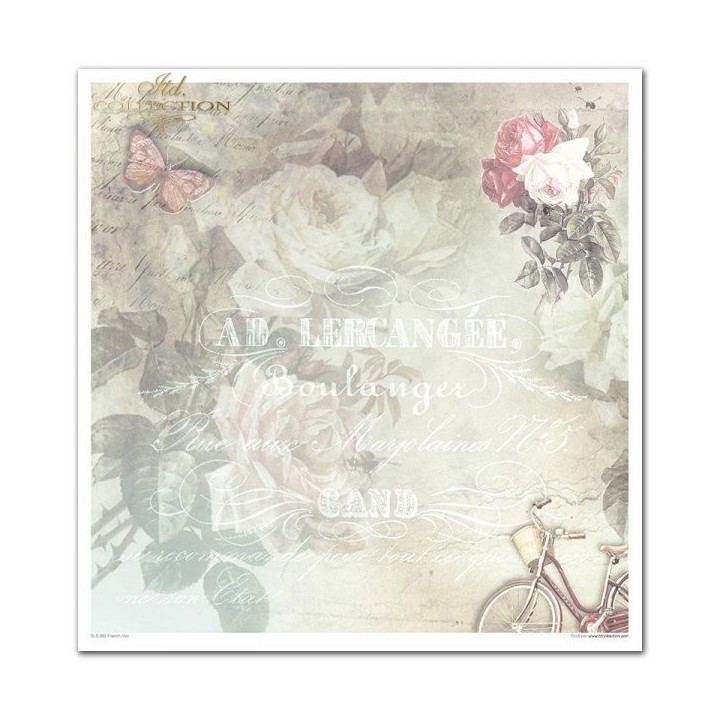 Scrapbookingpapier SLS-002 ''French Chic''