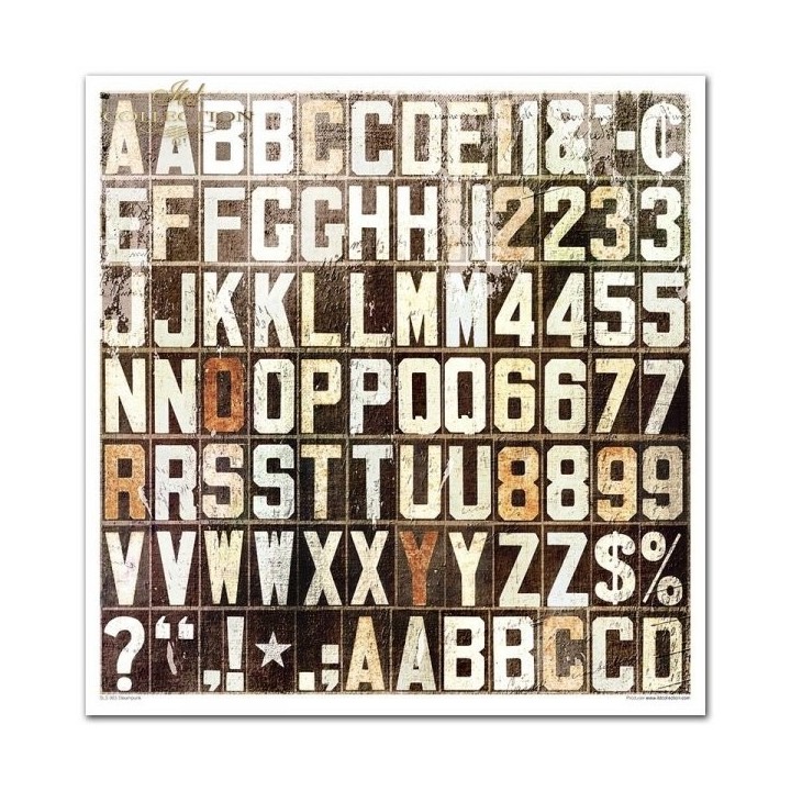 Scrapbookingpapier SLS-003 ''Steampunk''