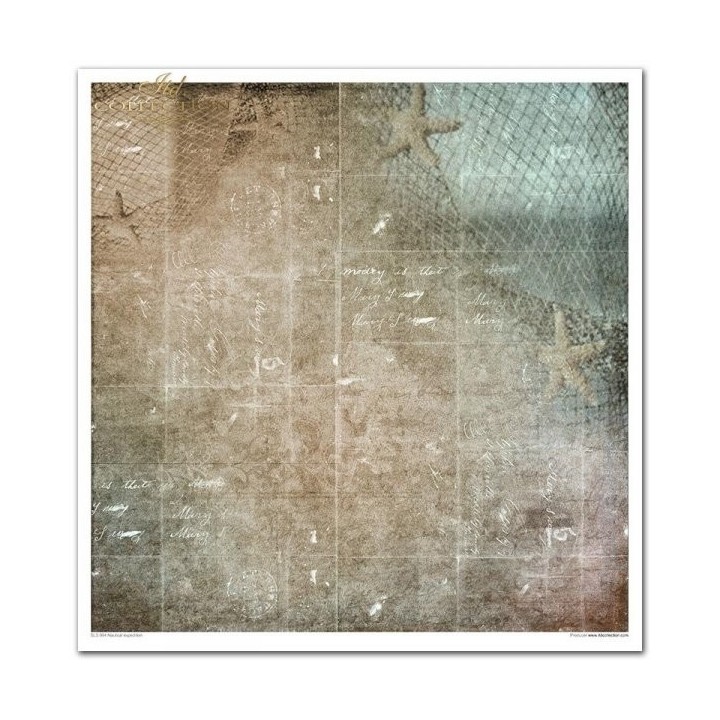 Scrapbookingpapier SLS-004 ''Nautische expeditie''