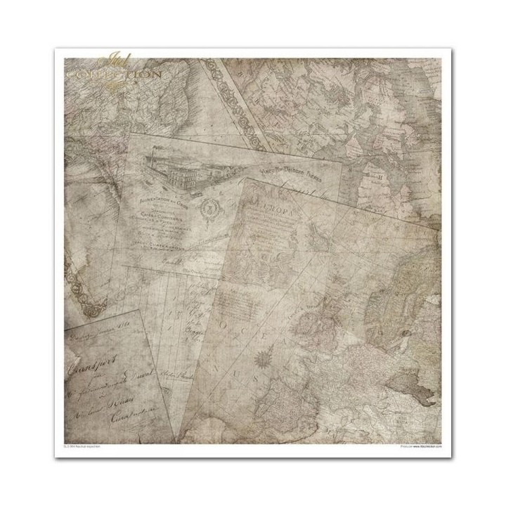 Scrapbookingpapier SLS-004 ''Nautische expeditie''