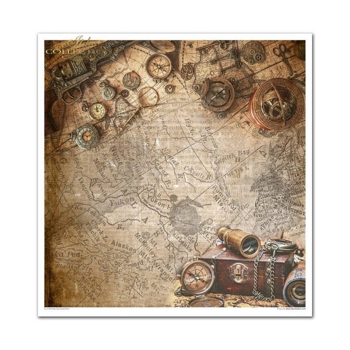 Scrapbookingpapier SLS-004 ''Nautische expeditie''