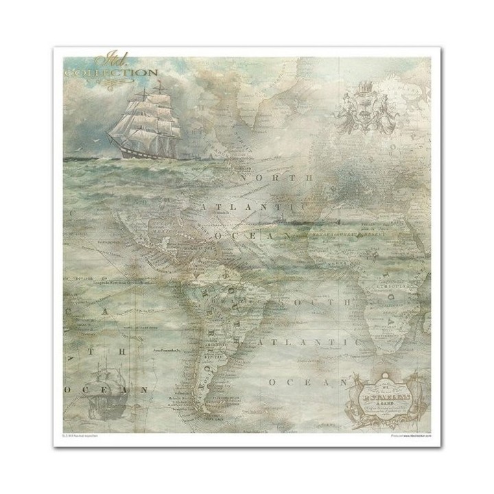 Scrapbookingpapier SLS-004 ''Nautische expeditie''