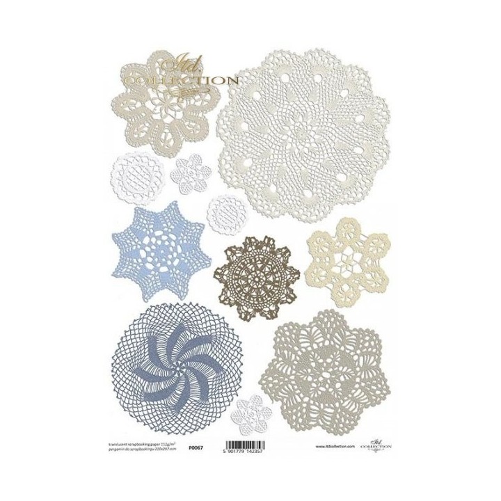 Translucent scrapbookpapier P0067