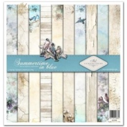 Scrapbookingpapier SLS-006 ''Zomer in blauw''